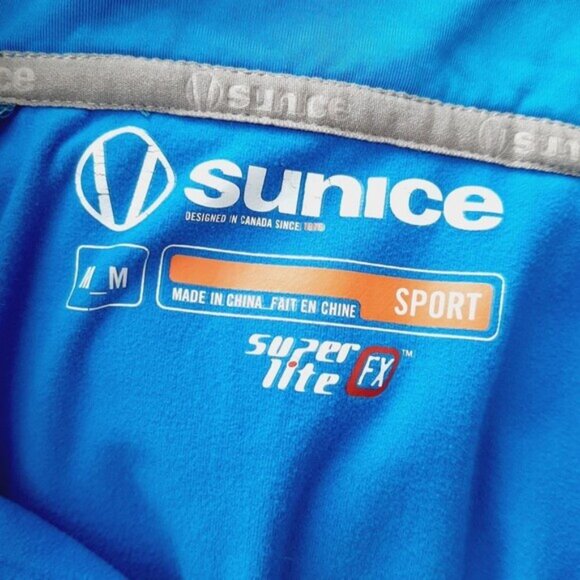 SUNICE Otaki Mid Layer Sport SuperLiteFX Long Sleeve Top Half-Zip Men's Sz M - Picture 11 of 13